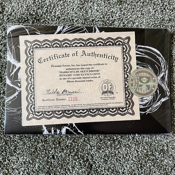 Darkchylde Sketchbook #1 (1998) Dynamic Forces Exclusive w/ COA Ltd 15,000 Buffy - Picture 2 of 8